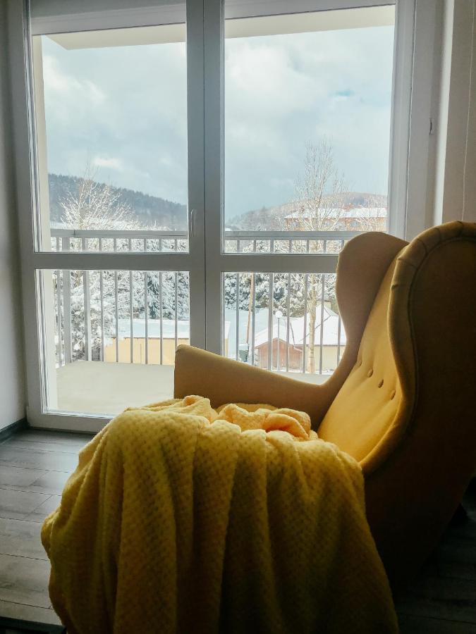 Ferienwohnung Bieszczadzkie Utulenie Ustrzyki Dolne Exterior foto
